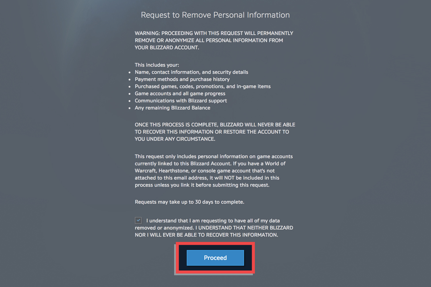How To Delete Your Blizzard Account