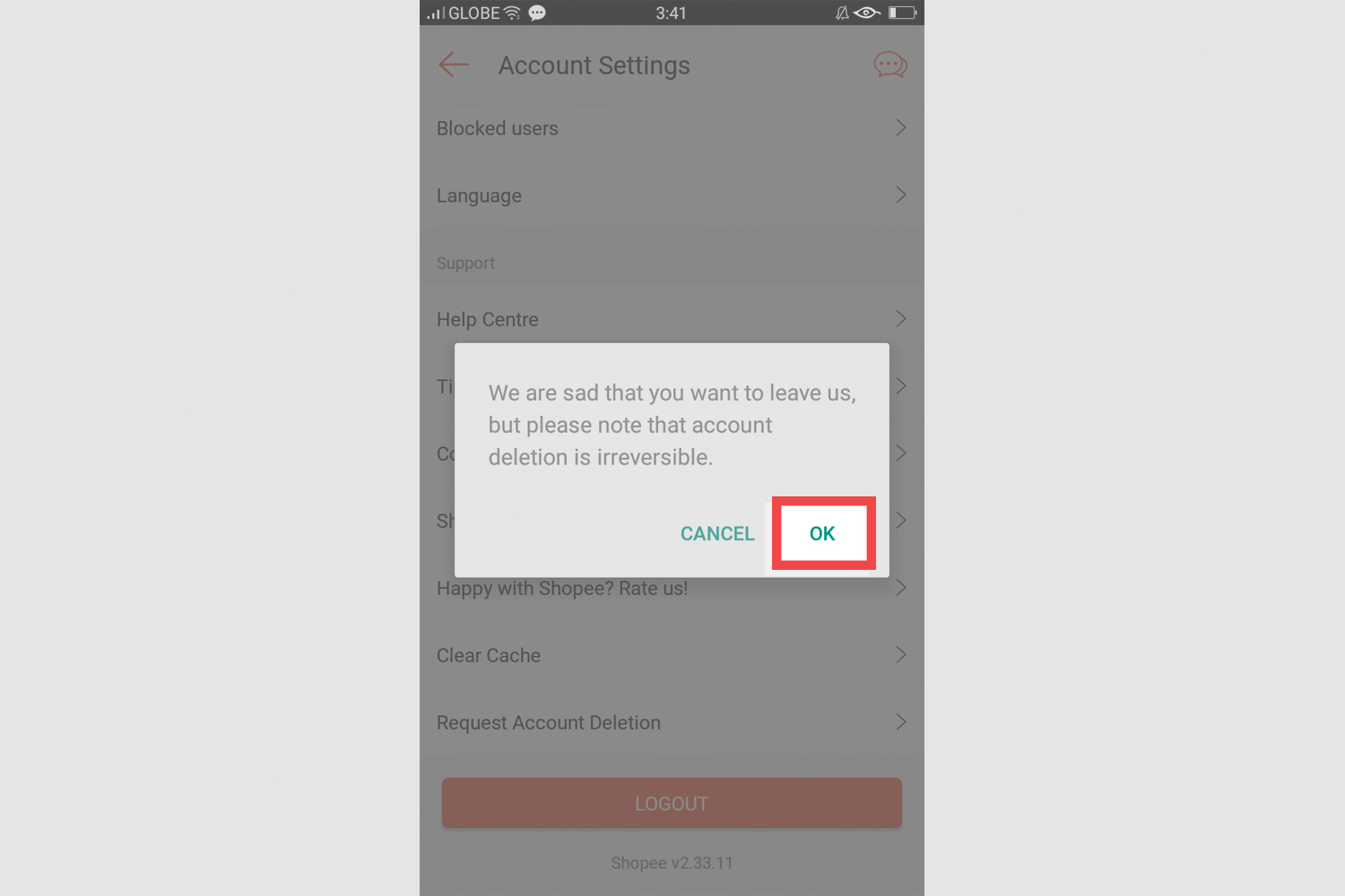 How To Delete Your Shopee Account