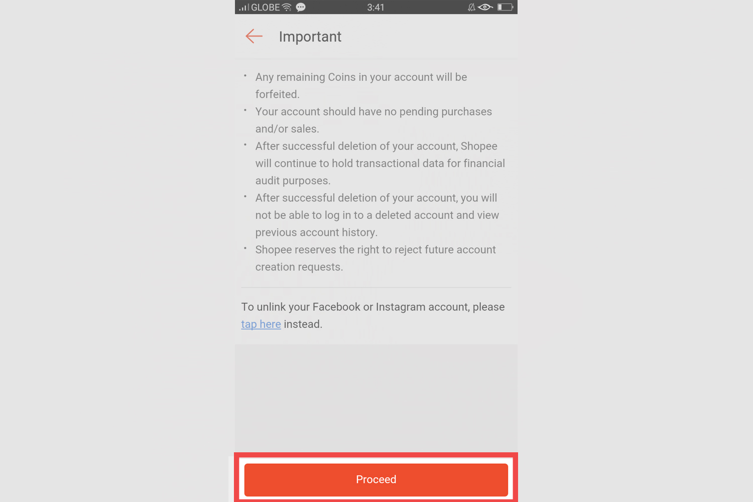 How To Delete Your Shopee Account