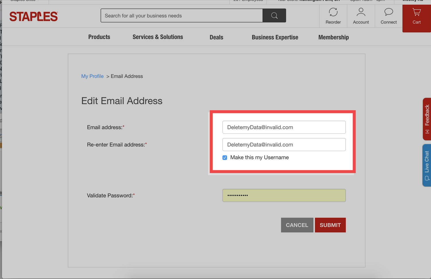 How To Delete Your Staples Account