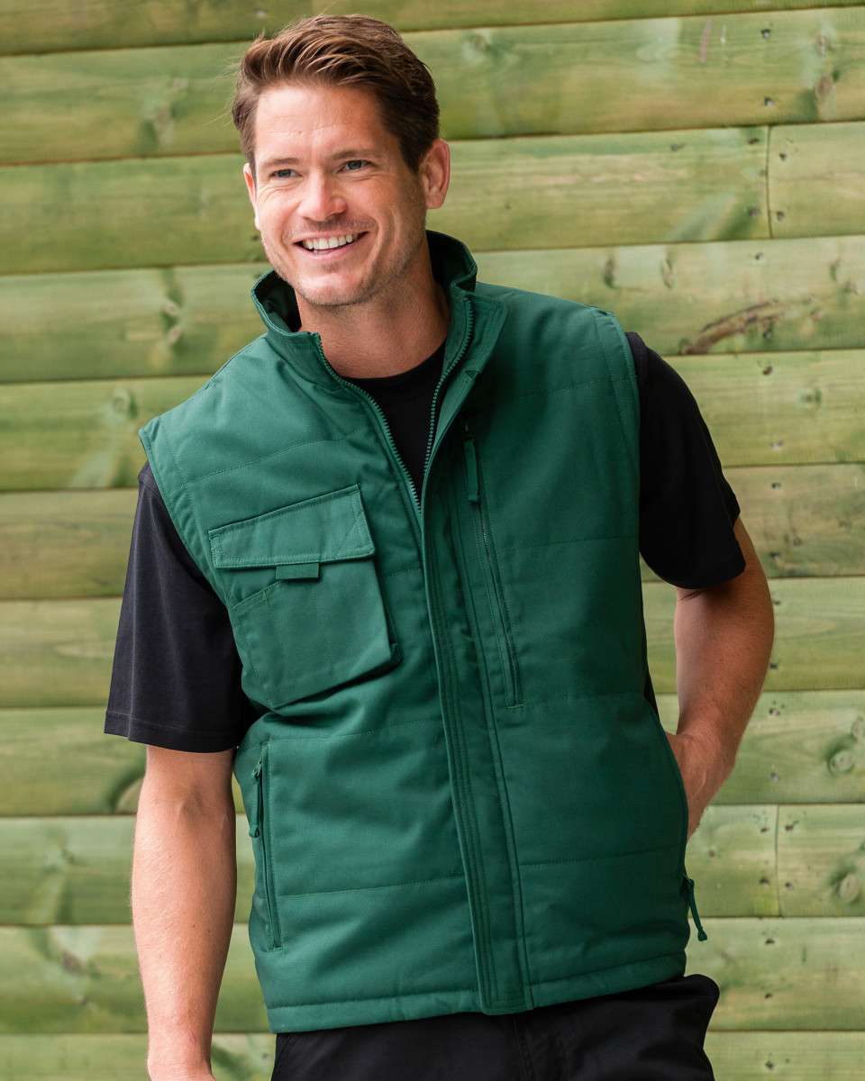 Russell Heavy Duty Gilet Delf Freezer Work Wear Clothing