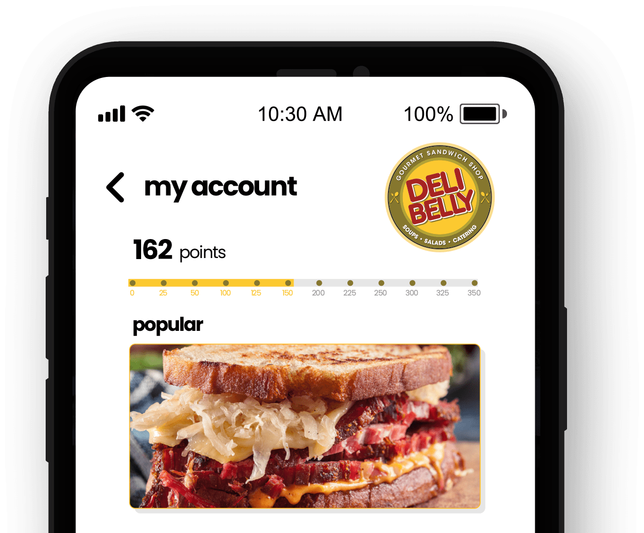 Rewards & Deals Deli Belly