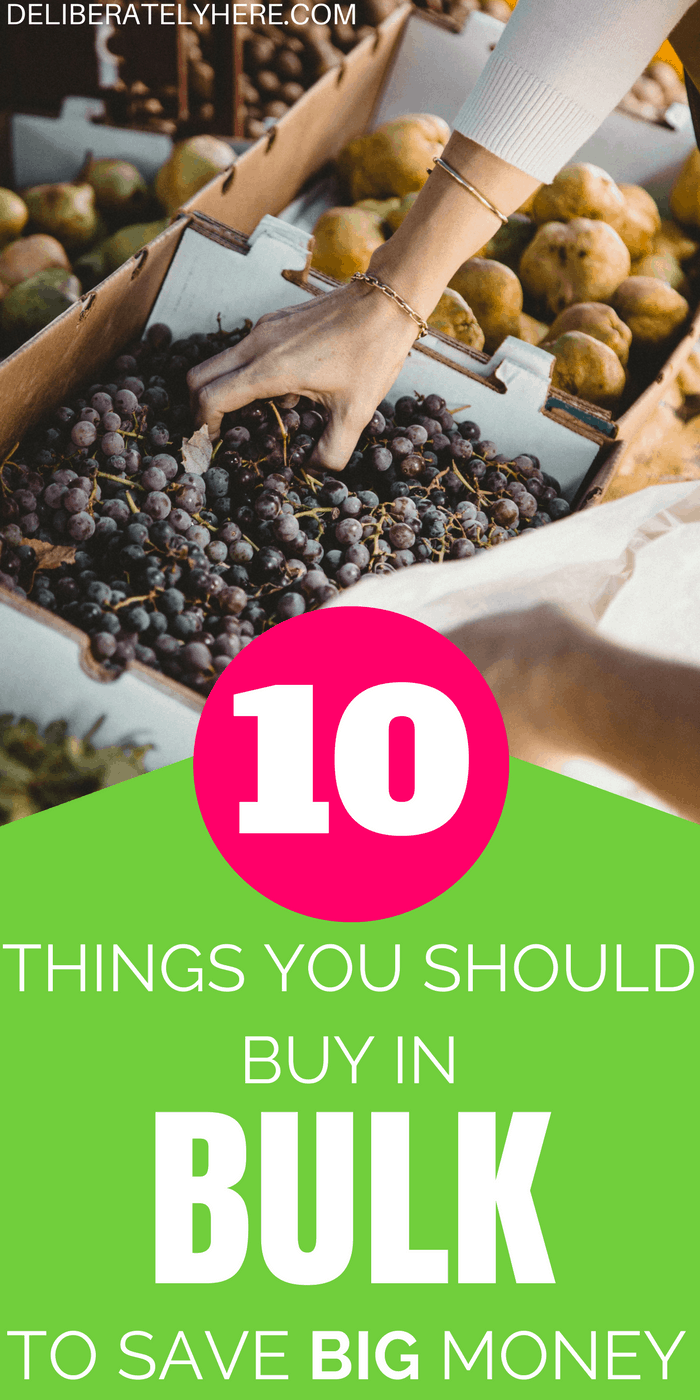 10 Things You Should Always Buy in Bulk to Save Money Deliberately Here