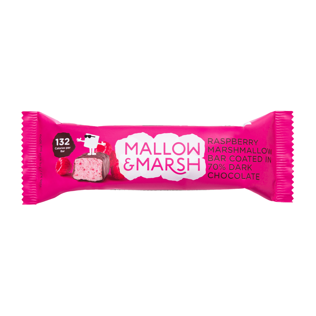 Mallow & Marsh Raspberry Marshmallow Bar Delicious Ideas Food Group