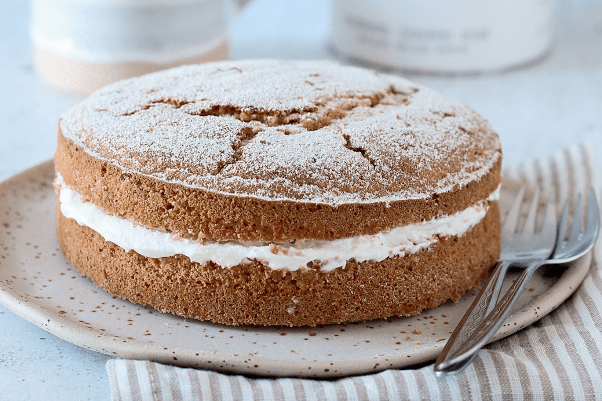 Torta Paradiso senza burro con farina di farro integrale Delicious