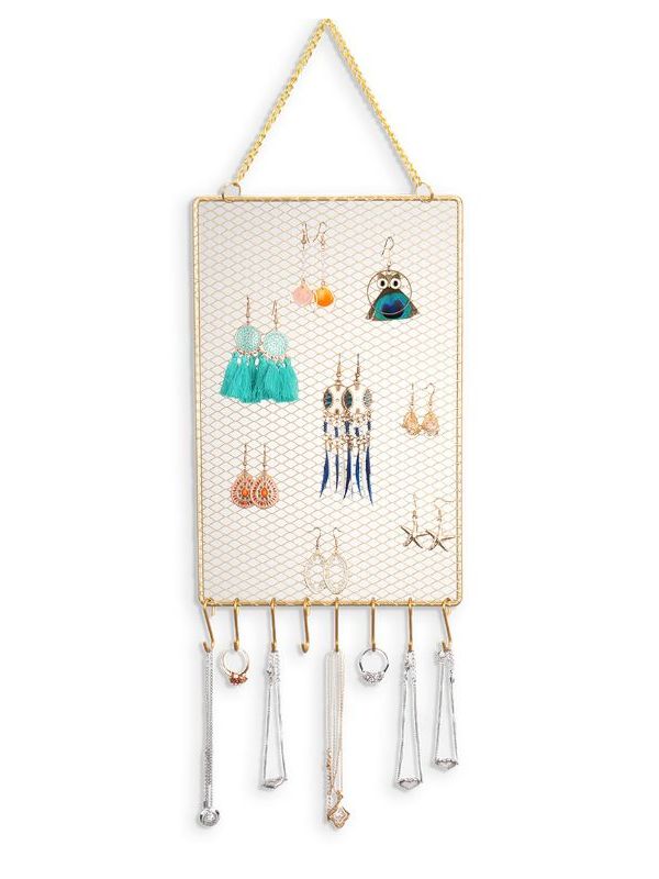 JD218 Gold Metal Grid Hanger Vertical Delicious Display