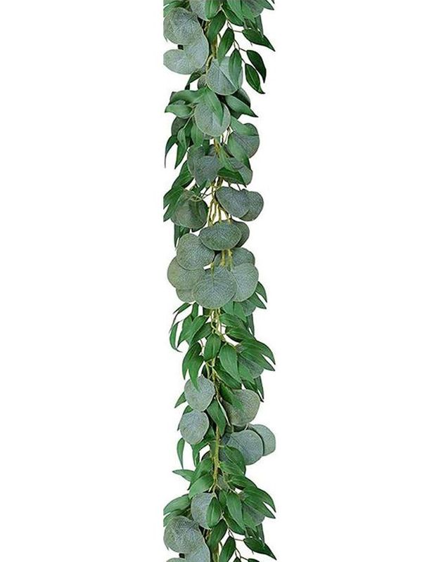 DF169 Penny Eucalyptus & Willow Leaf Garland Delicious Display