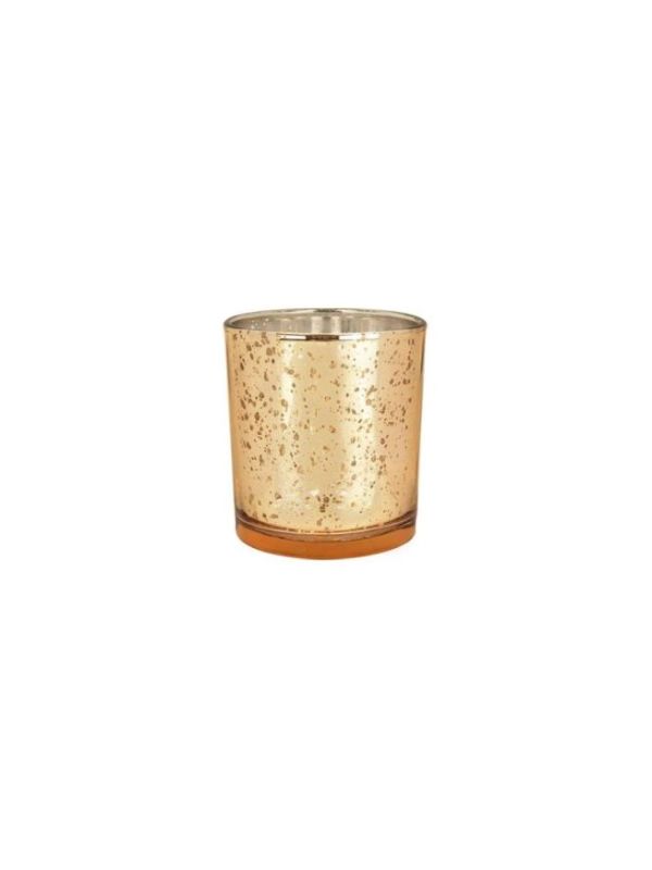 DX274 Gold Mercury Glass Votive Delicious Display