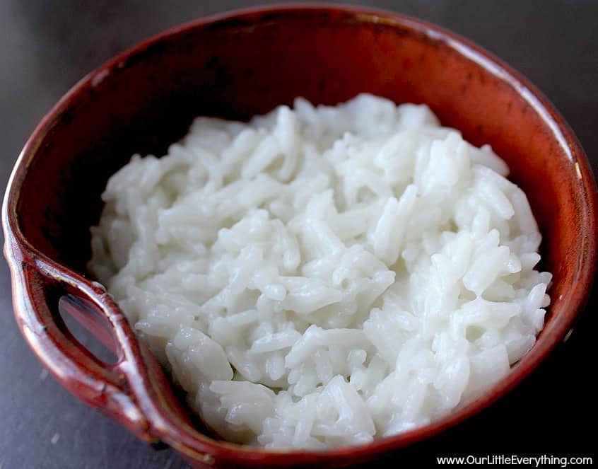 Creamy Coconut Rice Delicious Little Bites
