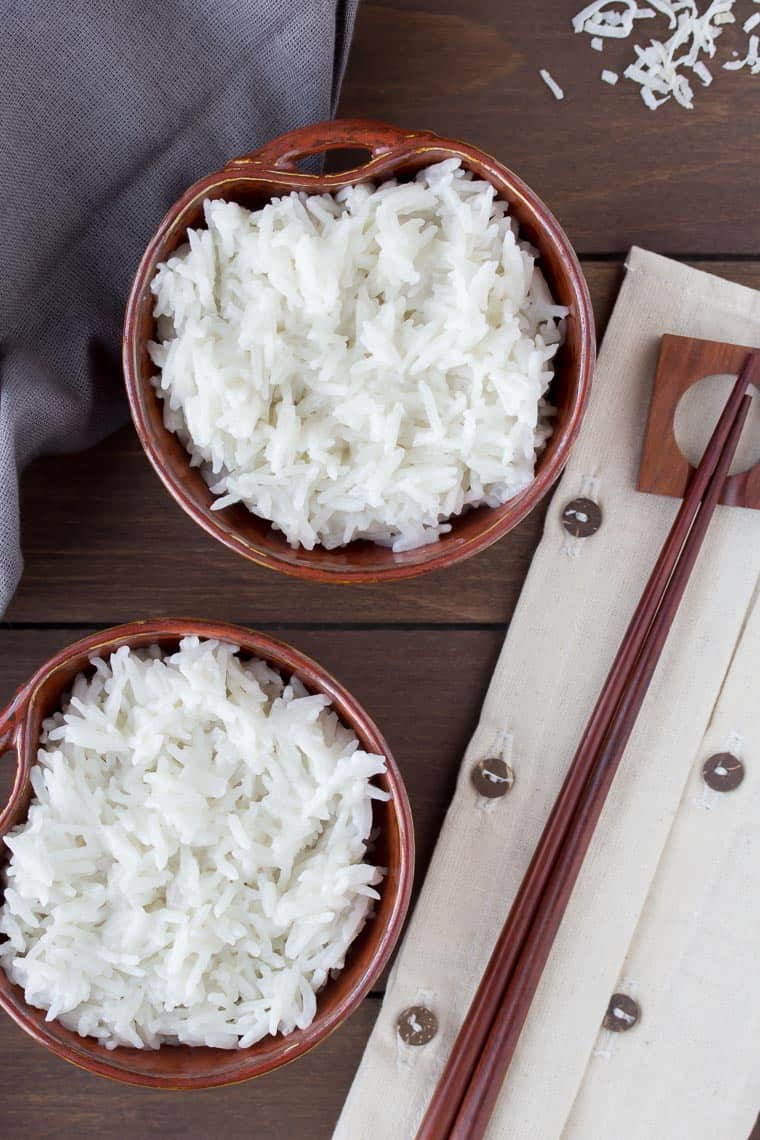 Creamy Coconut Rice + VIDEO Delicious Little Bites
