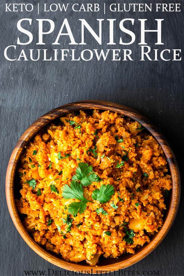 Spanish Cauliflower Rice Delicious Little Bites