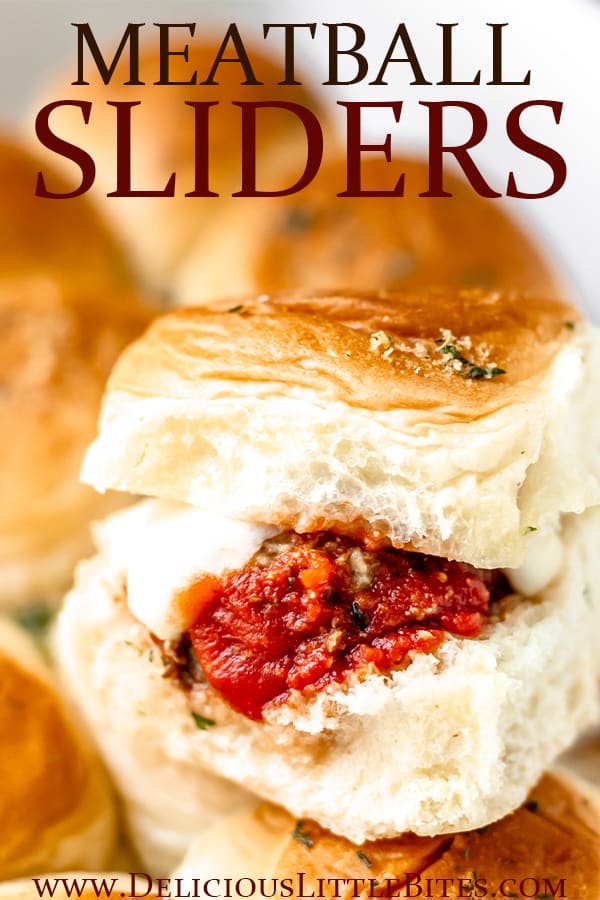 Meatball Sliders on King's Hawaiian Rolls Delicious Little Bites