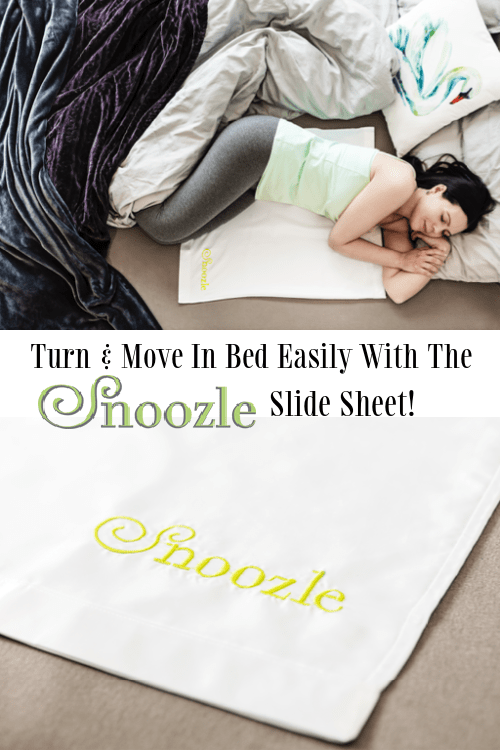 Turn & Move In Bed Easily With The Snoozle Slide Sheet!