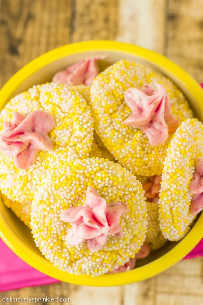 Lemon Raspberry Cookies Deliciously Sprinkled