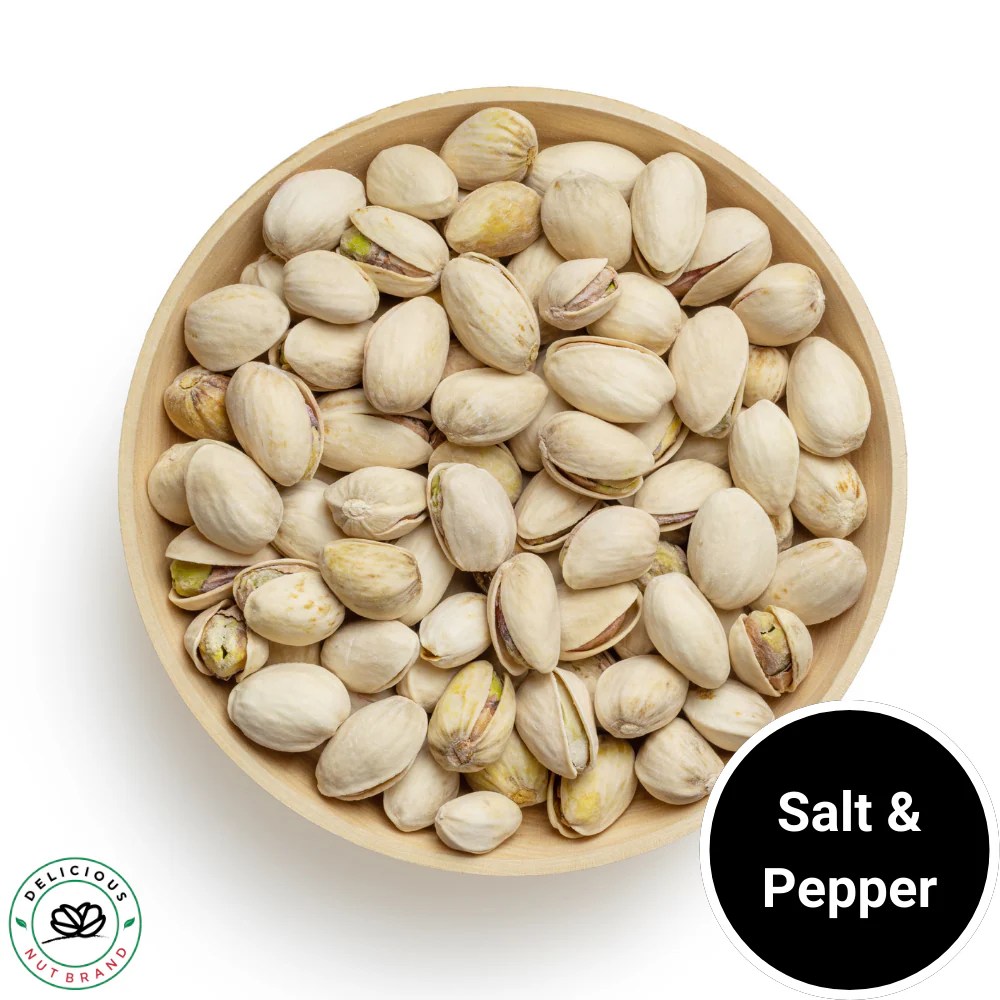 Pistachios Salt & Pepper (Inshell) Delicious Nut Brand