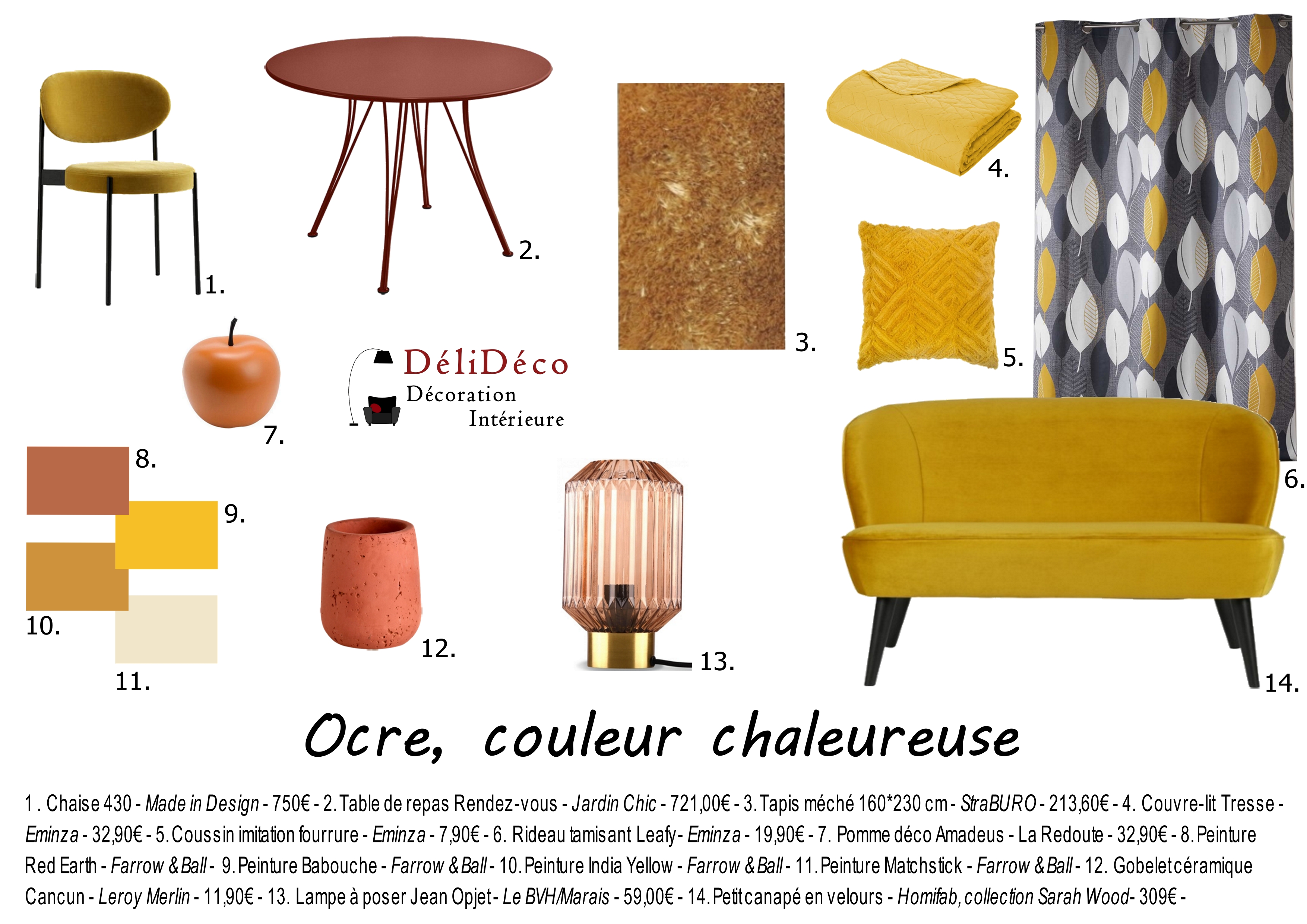 La couleur ocre conseils et idées inspirantes pour votre