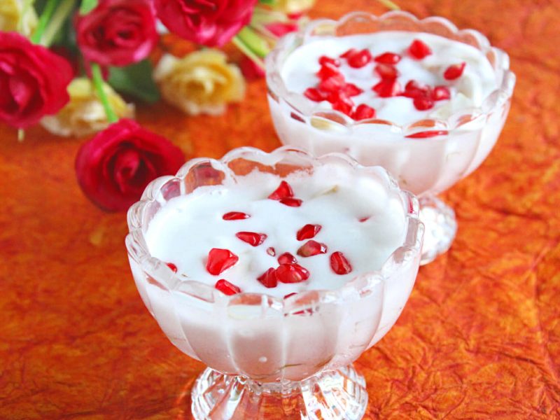 Indian Fruit Cream How to make fruit salad with cream Delighted Baking