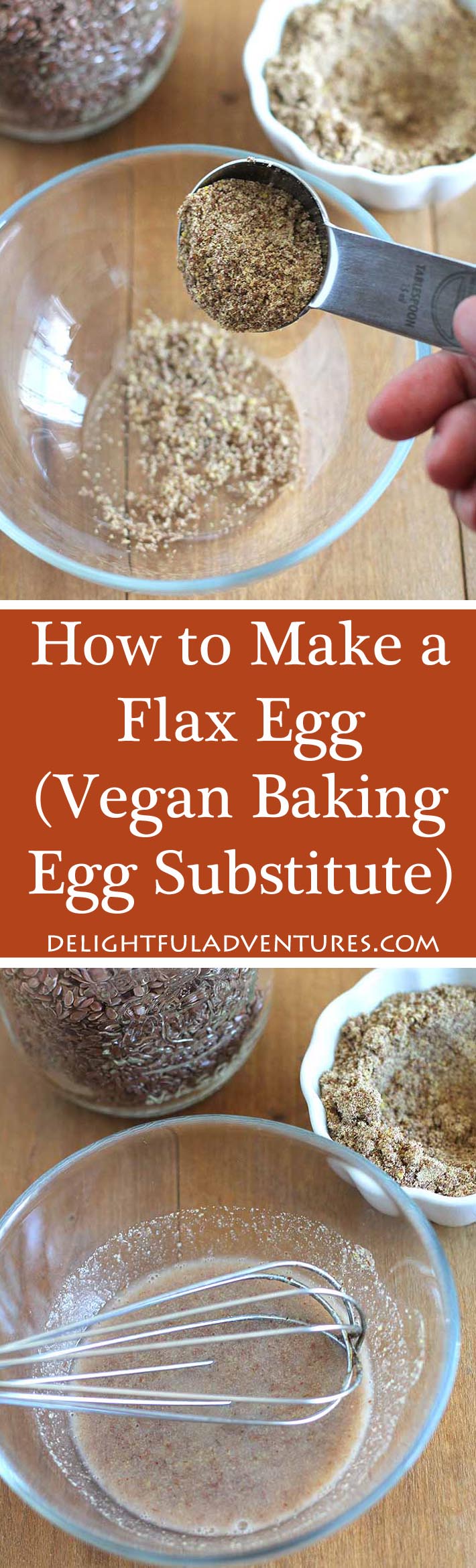 How to Make a Flax Egg (A Vegan Egg Substitute for Baking) Delightful