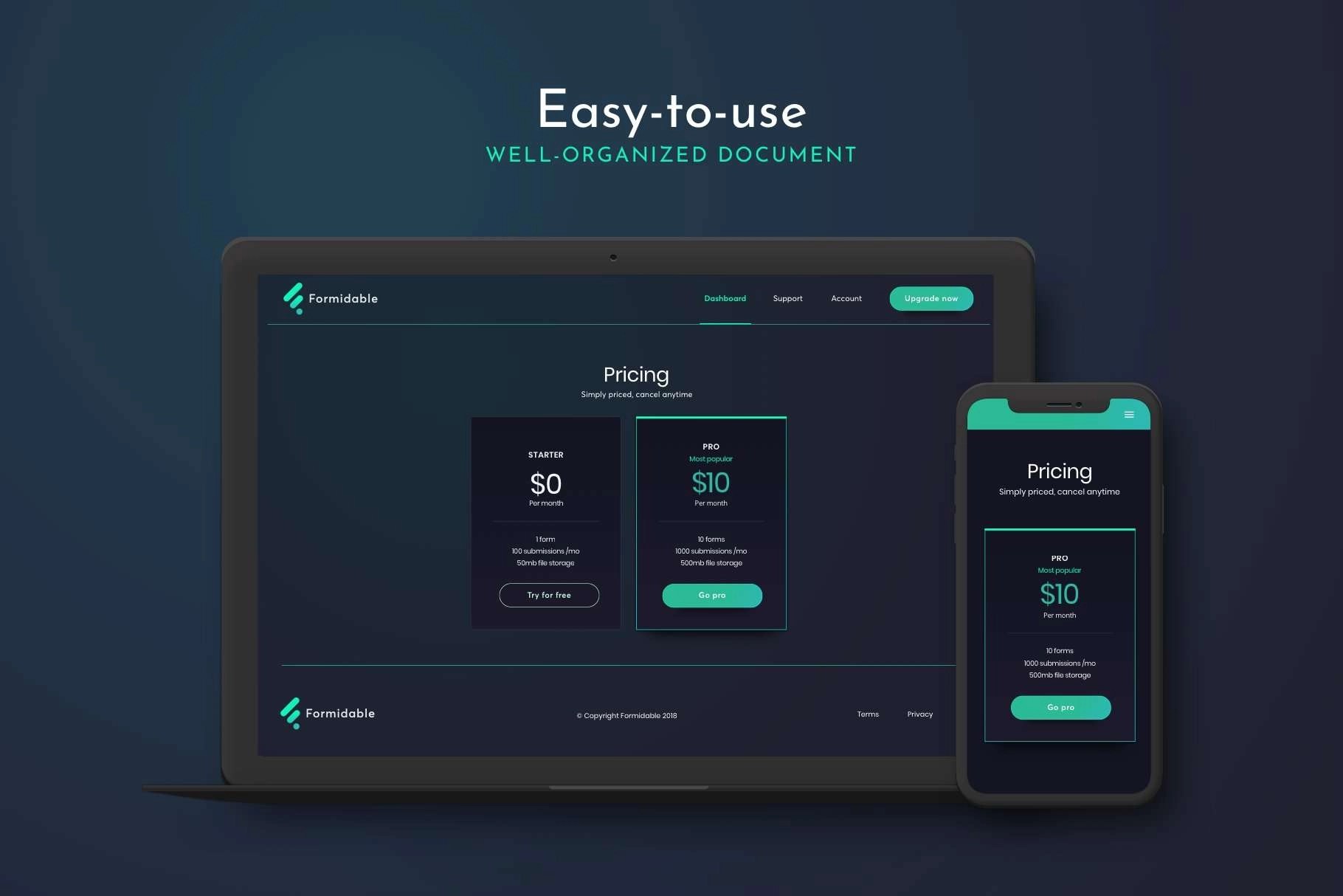 Formidable SAAS UI Kit Delightful Design Studio