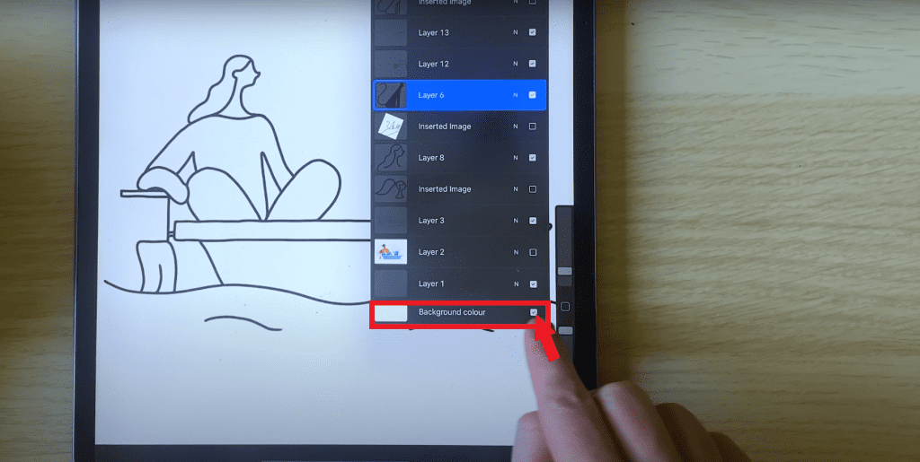 Make a Background Transparent in Procreate