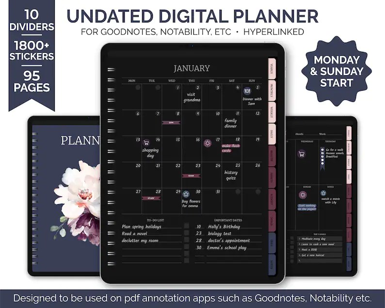 10 Best Digital Planner for iPad Options (Free and Premium)