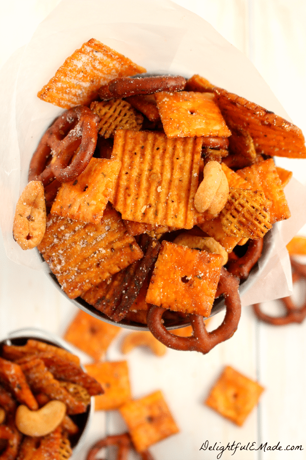 Parmesan Ranch Snack Mix Recipe Delightful E Made