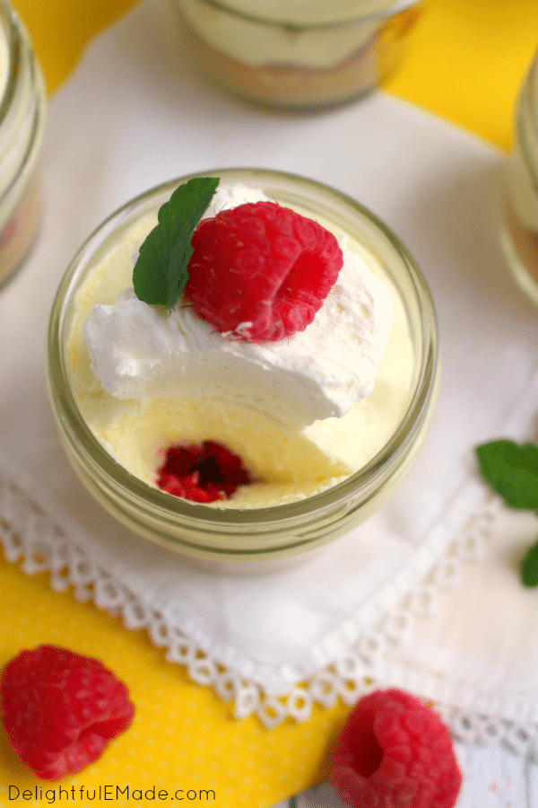 Lemon Raspberry No Bake Cheesecake Cups Delightful E Made