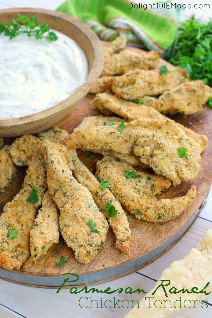 Parmesan Ranch Chicken Tenders Delightful E Made