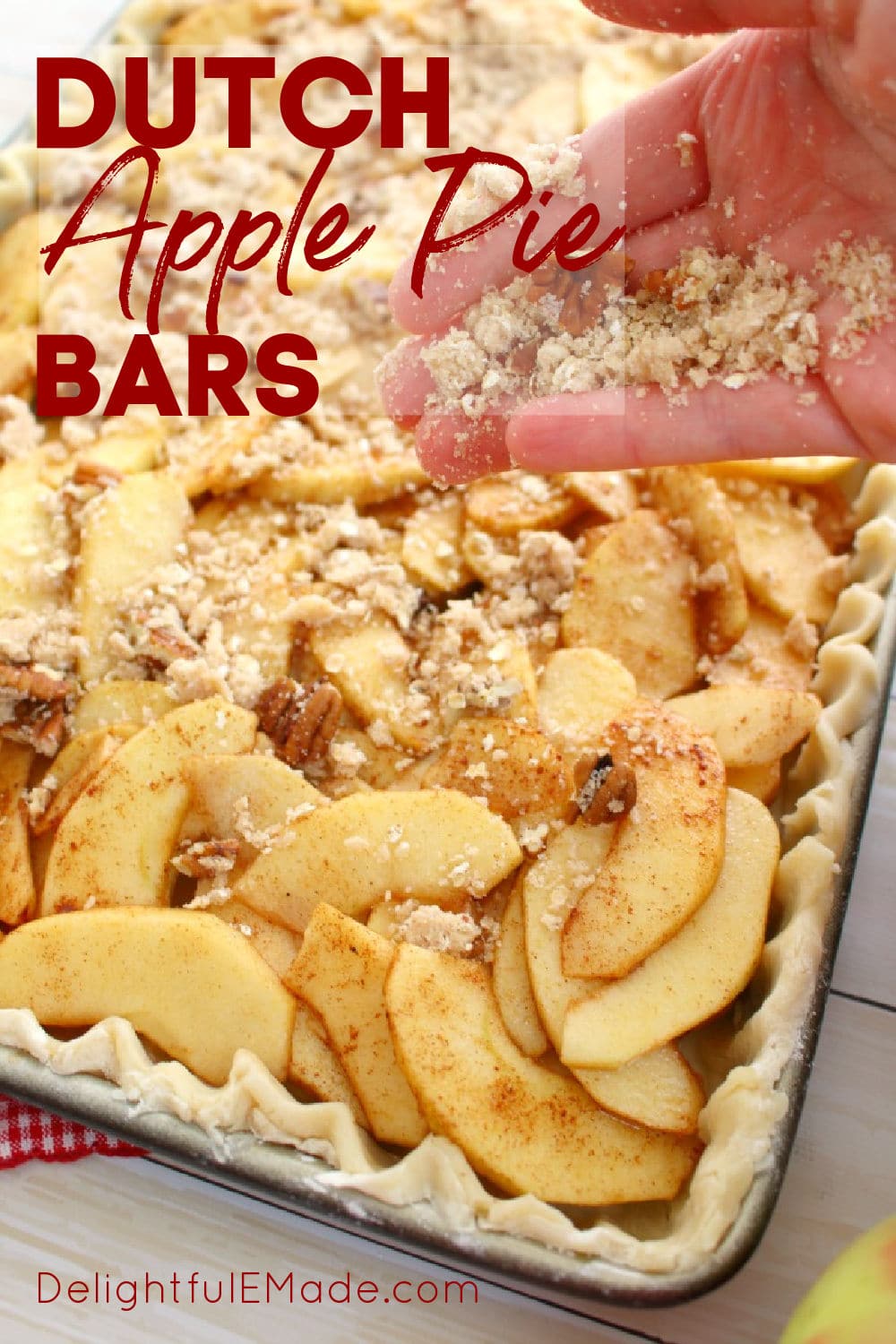 Dutch Apple Pie Bars Apple Pie Bars with Streusel Topping!