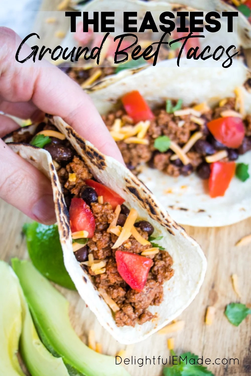 EASY Ground Beef Tacos Recipe Perfect for Taco Tuesday (or any day!)