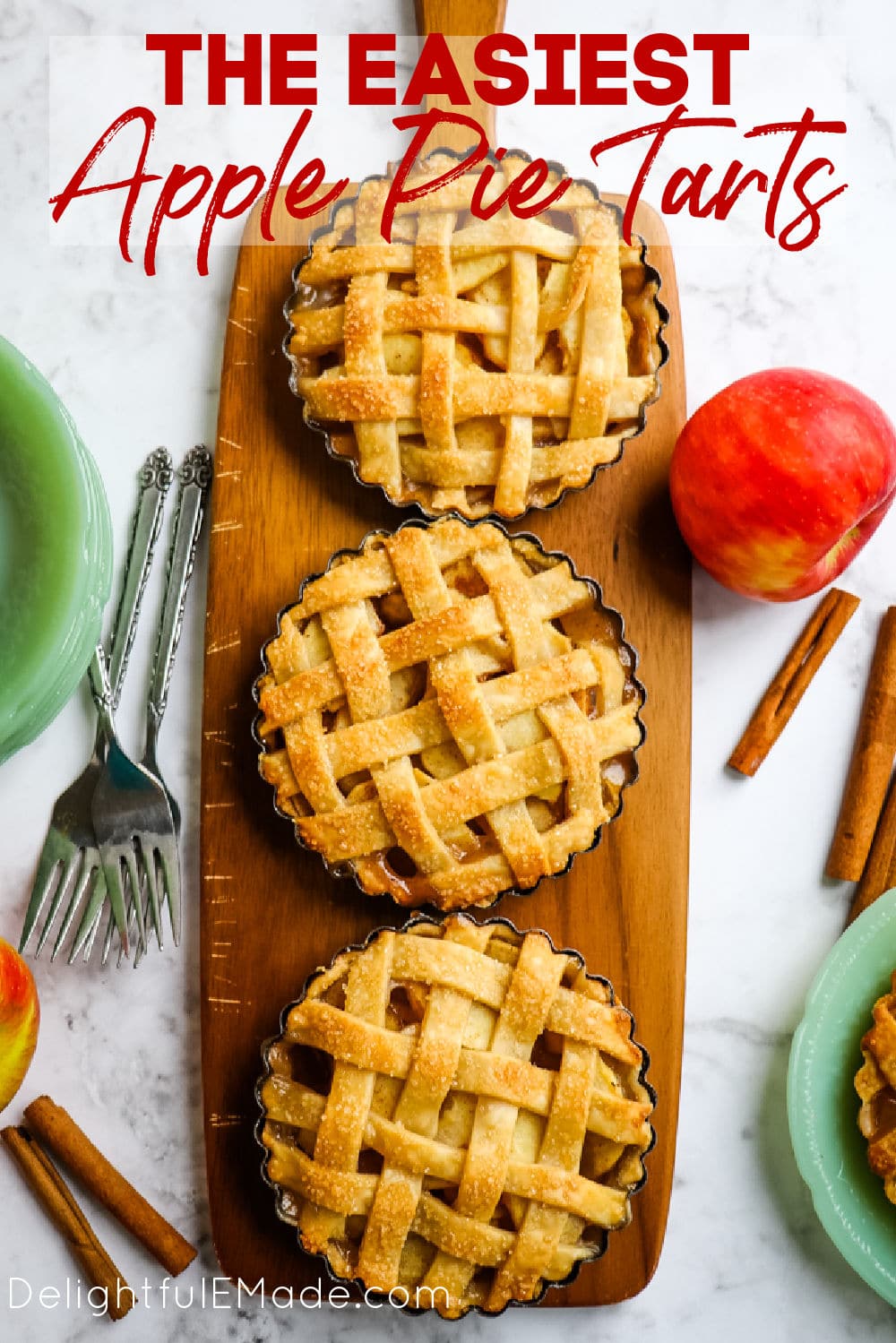 Apple Pie Tarts The EASIEST Individual Apple Pies