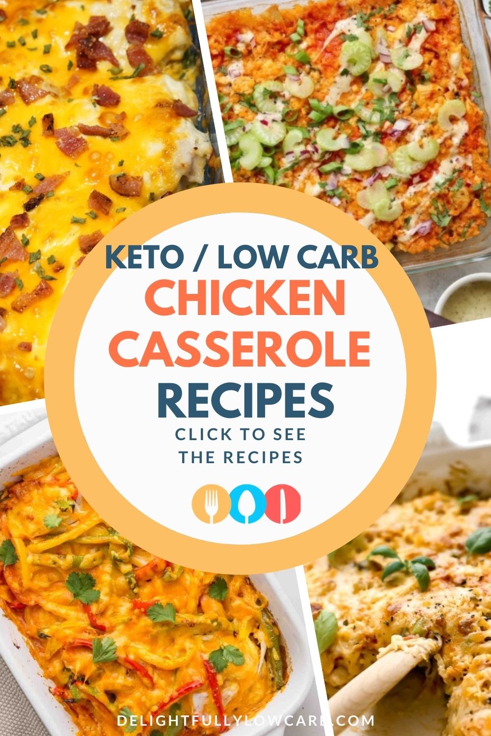 Keto & Low Carb Chicken Casserole Recipes Delightfully Low Carb