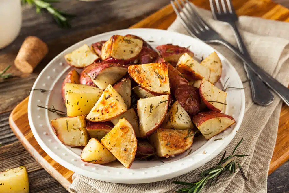 Foil Pack Grilled Red Potatoes Delight GlutenFree