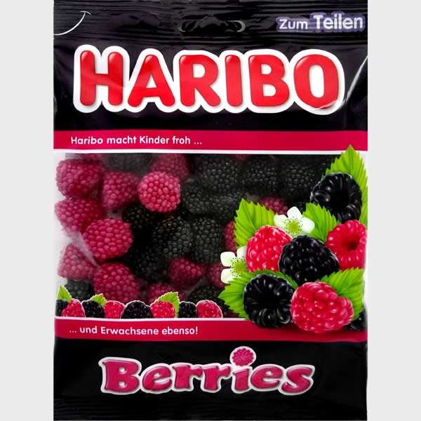Haribo Berries Jelly Fruit Gum 175g to order from Germany