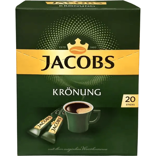 Jacobs Kroenung Instant Coffee 20 Sticks German Foods