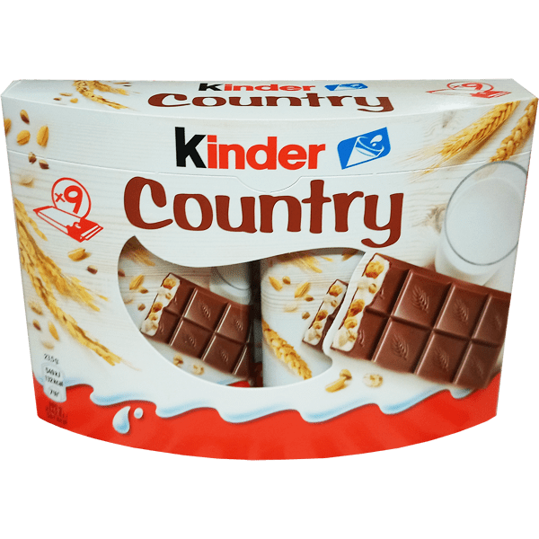 Ferrero Kinder Country 9Pack to order Delikator