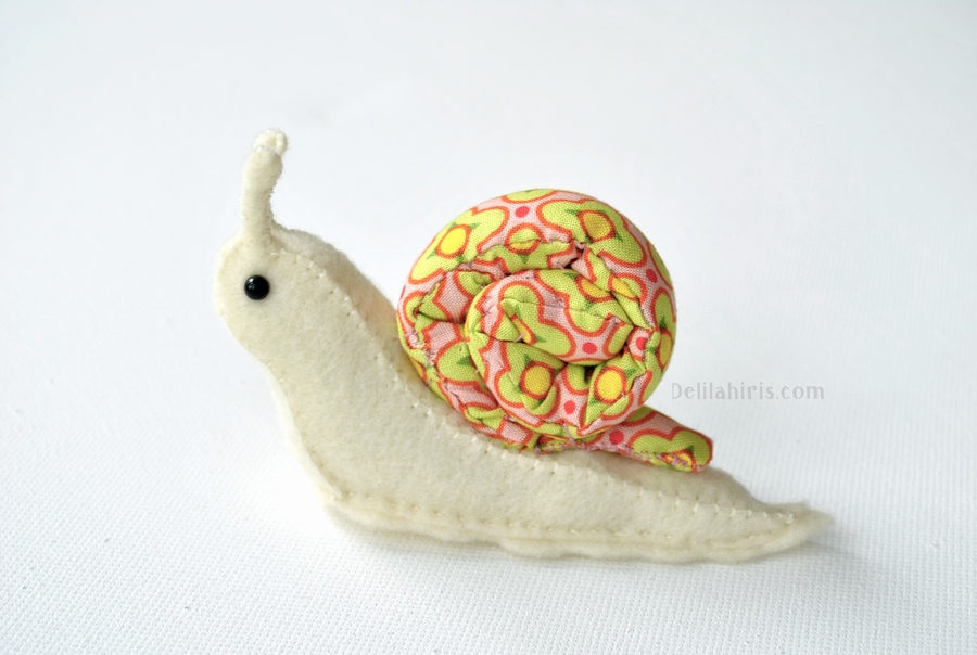 Snail Toy Sewing Pattern Delilah Iris