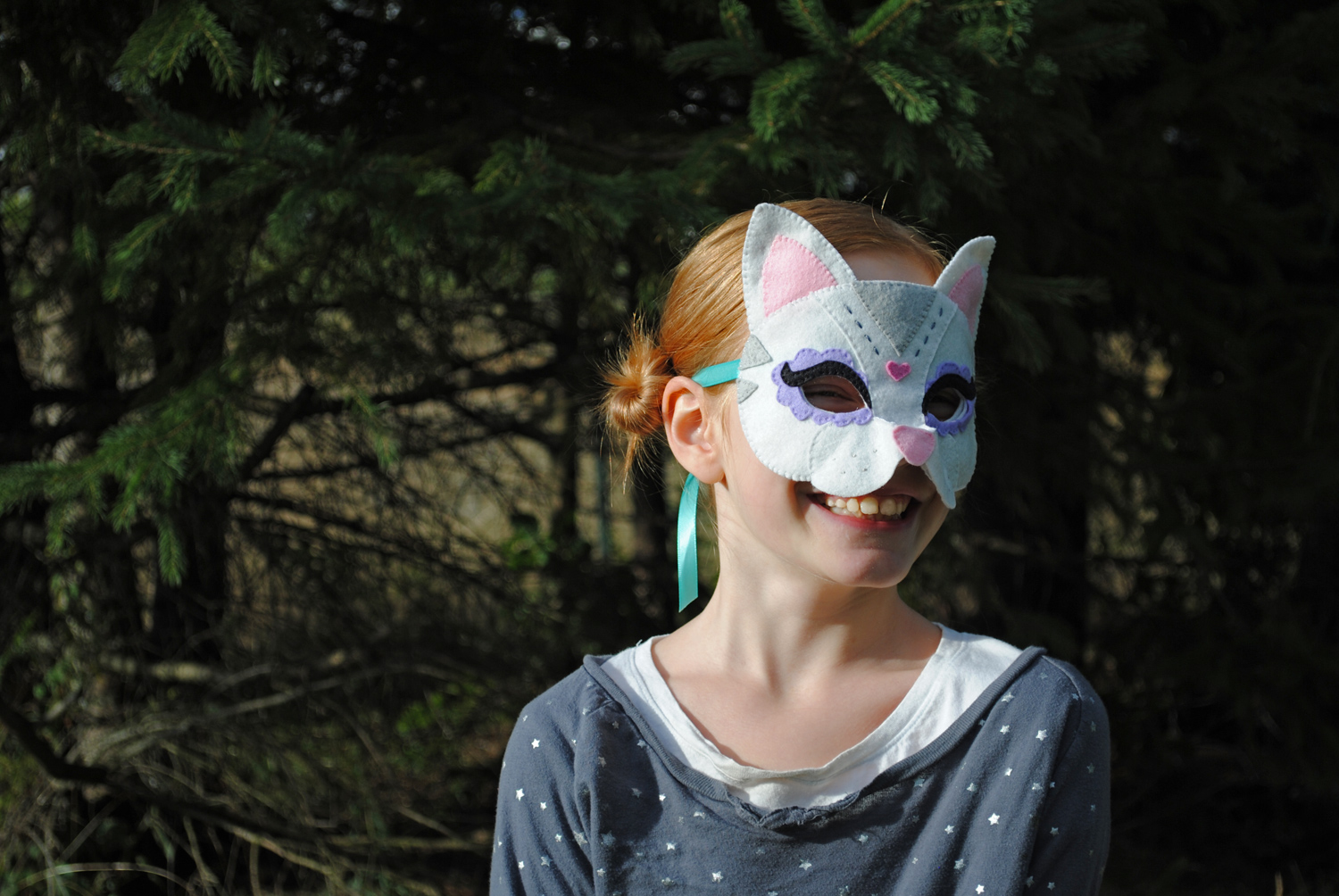 DIY Halloween Mask Sew Your Own Felt Cat Mask!