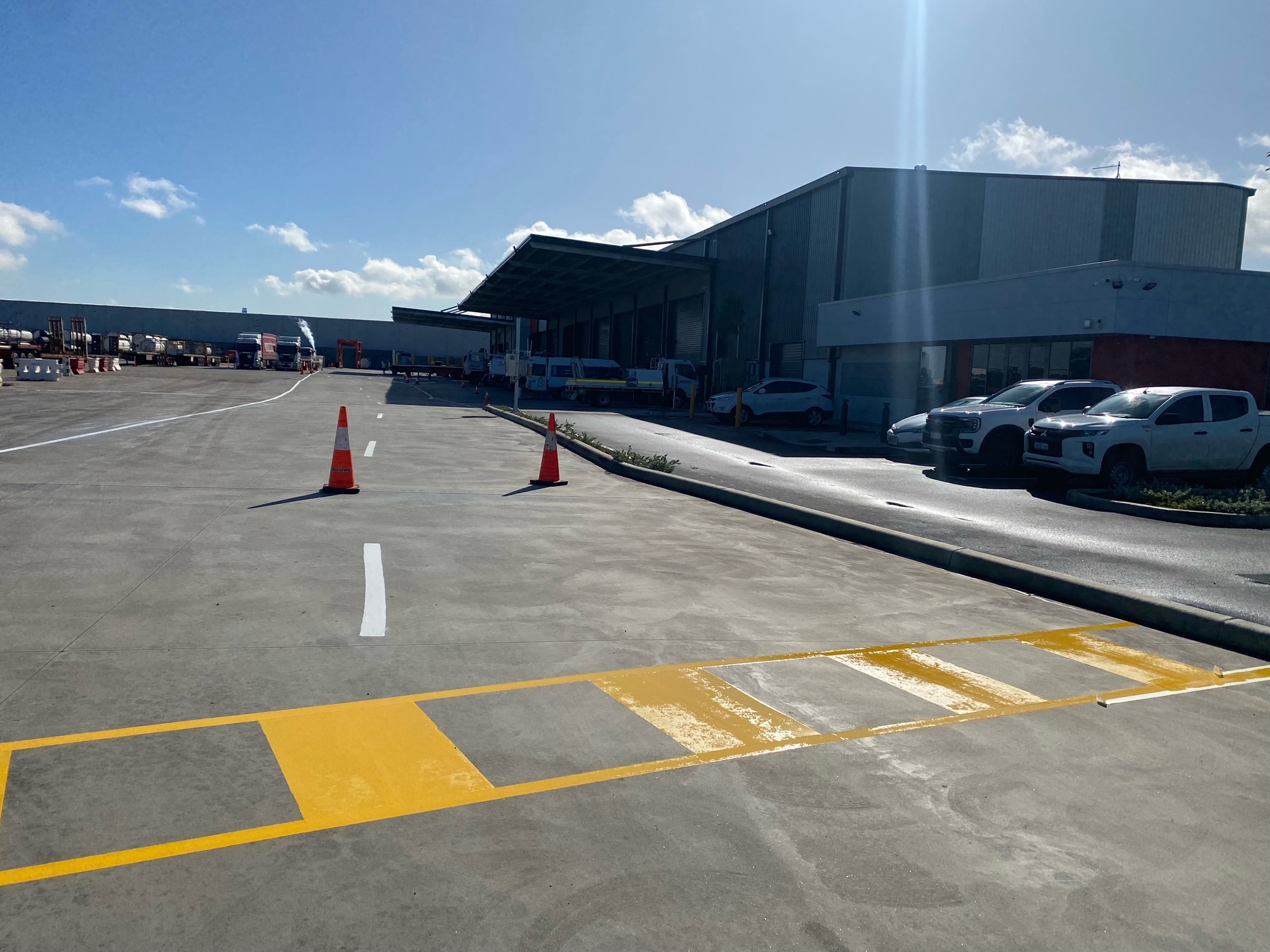 Warehouse Line Marking Perth Delineation Line Marking