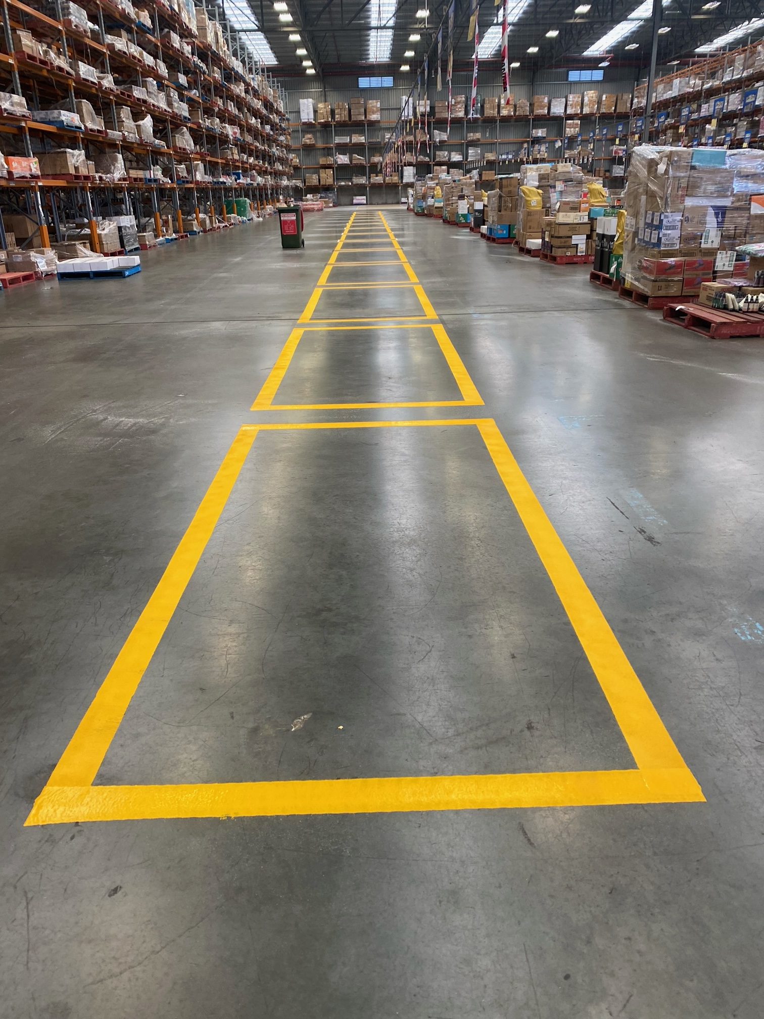 Warehouse Line Marking Perth Delineation Line Marking