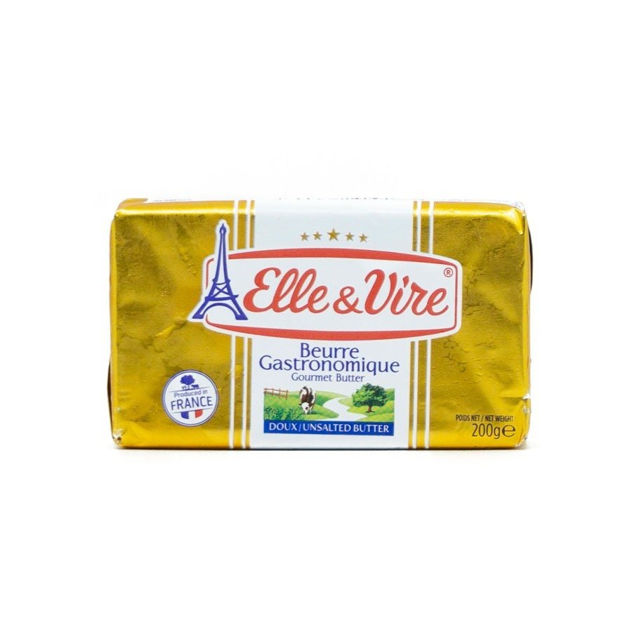 UNSALTED BUTTER 200gr “ELLE&VIRE” Deli Point