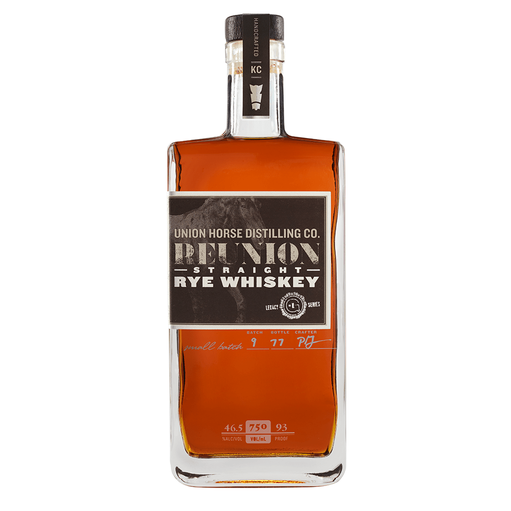 Union Horse Distilling Reunion Straight Rye Whiskey Delirium Wine