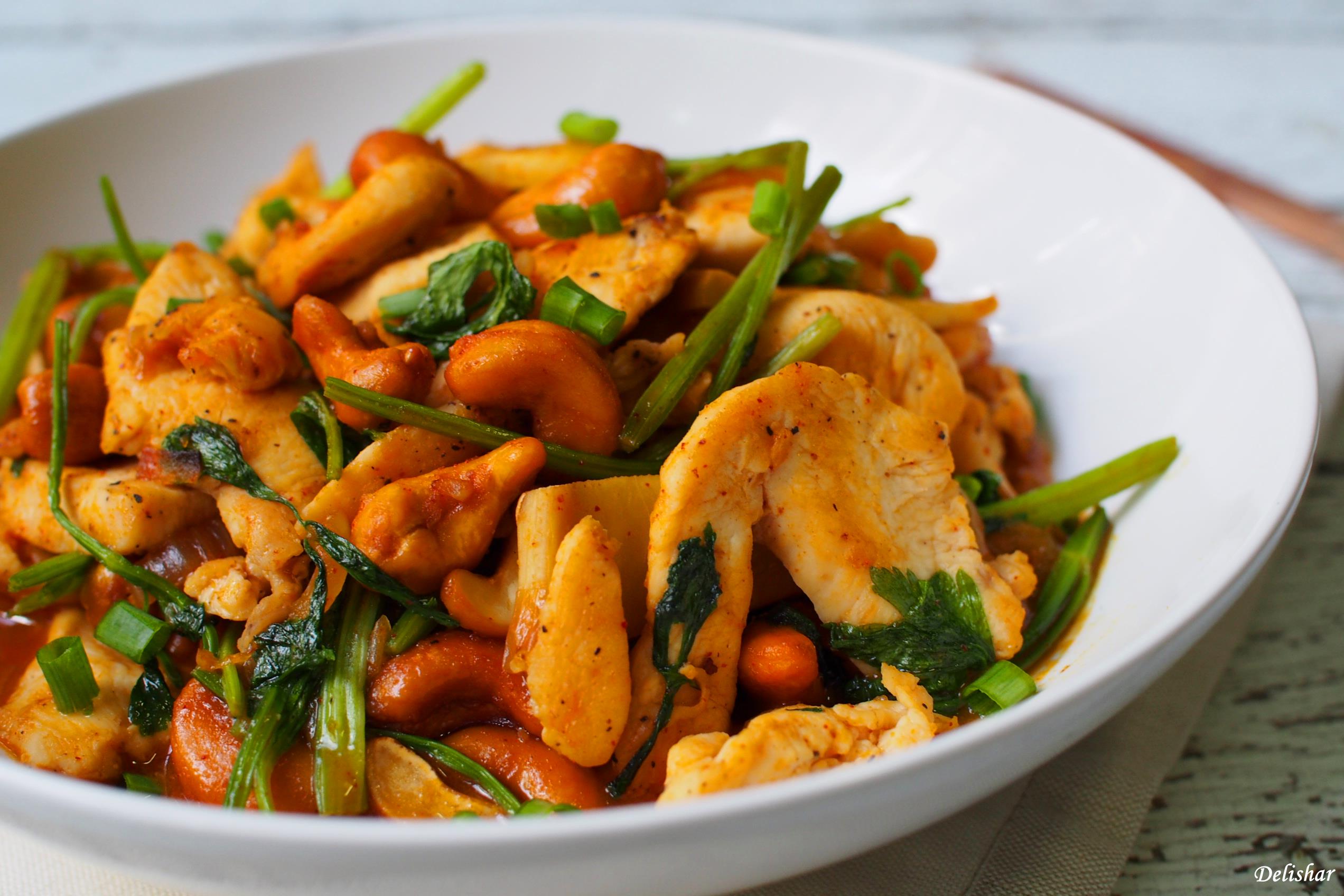 Chilli Jam Cashew Chicken Delishar Singapore Cooking, Recipe, and