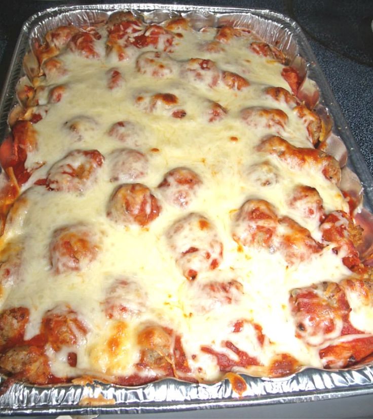 Meatball Sub Casserole • Delish Club