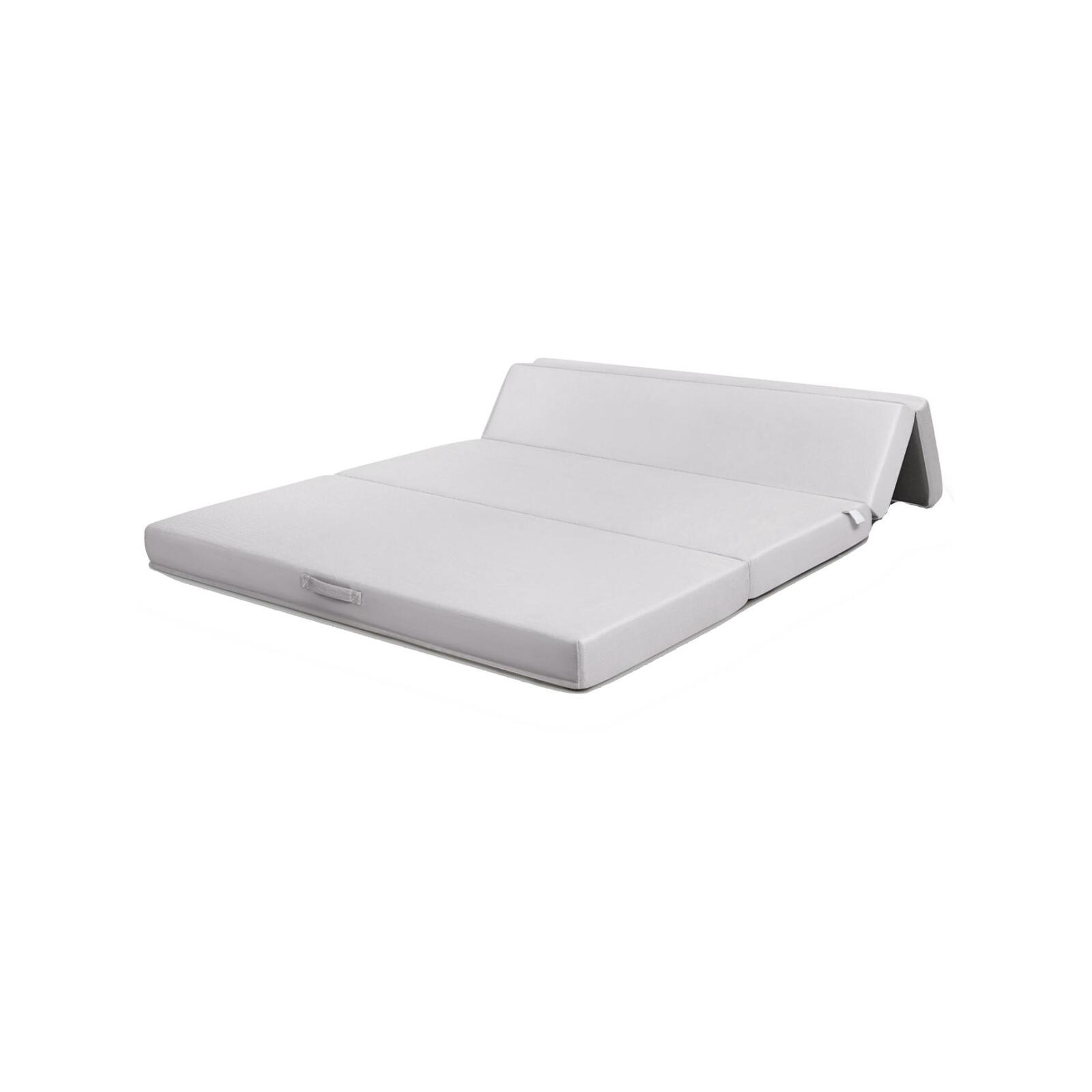 Costway Queen Size Folding Sponge Mattress 4Fold Floor Bed Mat Grey Bunnings Australia