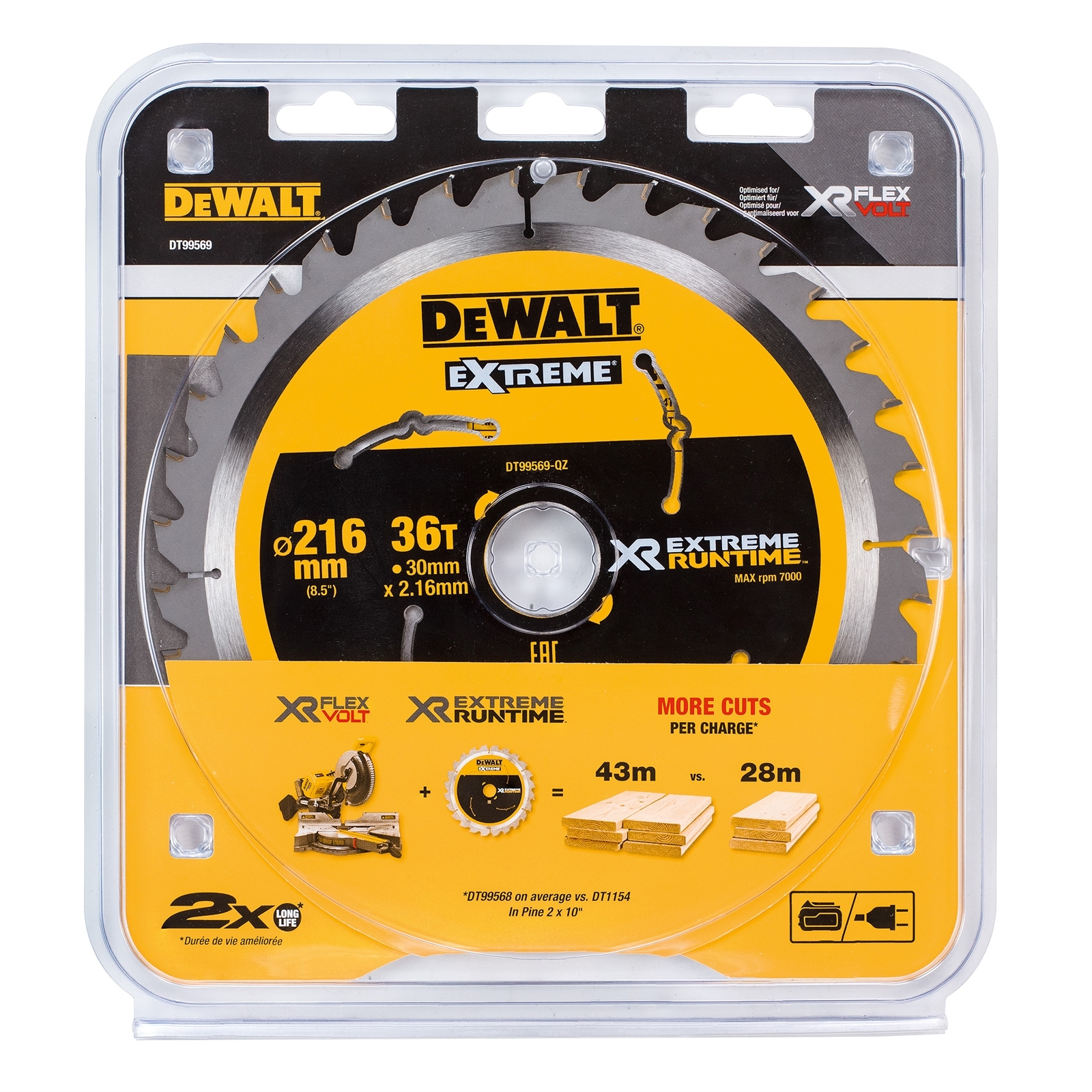 DeWALT 216mm 36T CSB Circular Saw Blade Bunnings Australia