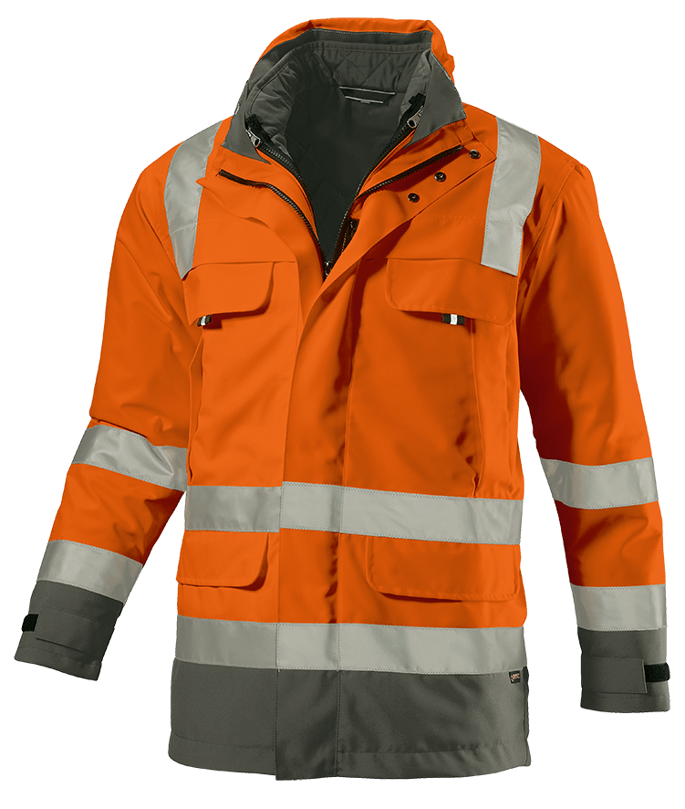 CWS Pro Line HighVis Parka High Vis Yellow/Darkgrey CWS