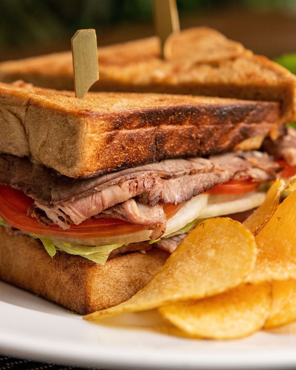 Roast Beef on Rye Wolfgang's Steakhouse by Wolfgang Zwiener