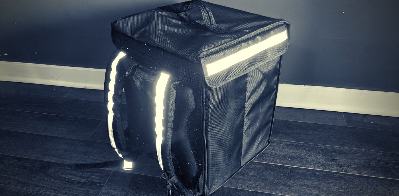 Review of Uber's Biker Insulated Backpack Delivery Crazy