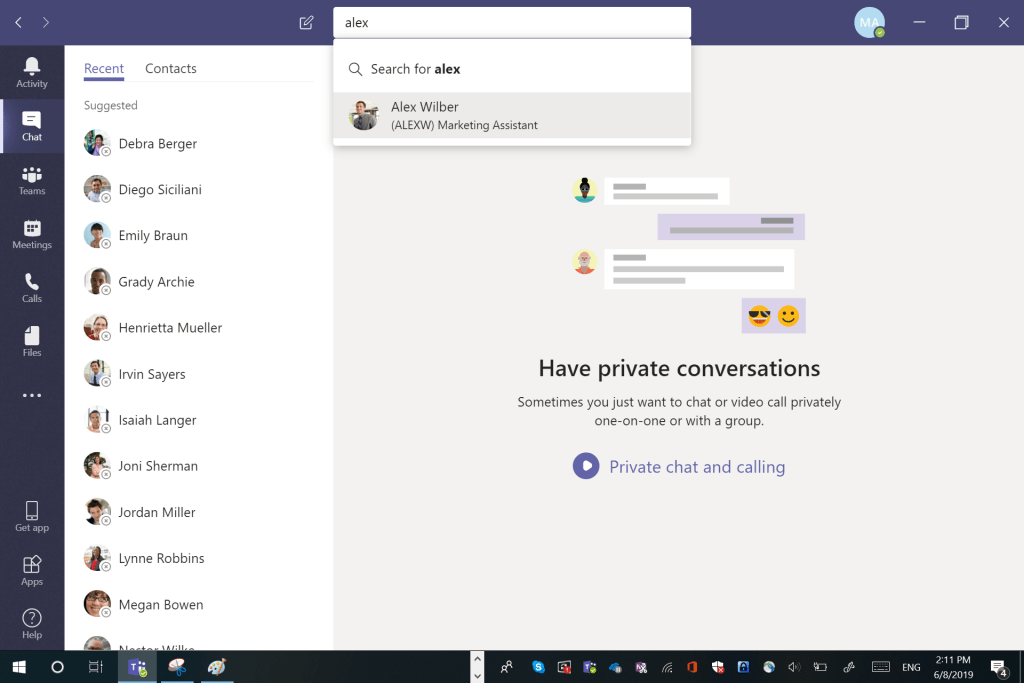 Hide Chat Conversation in Microsoft Teams Dellenny